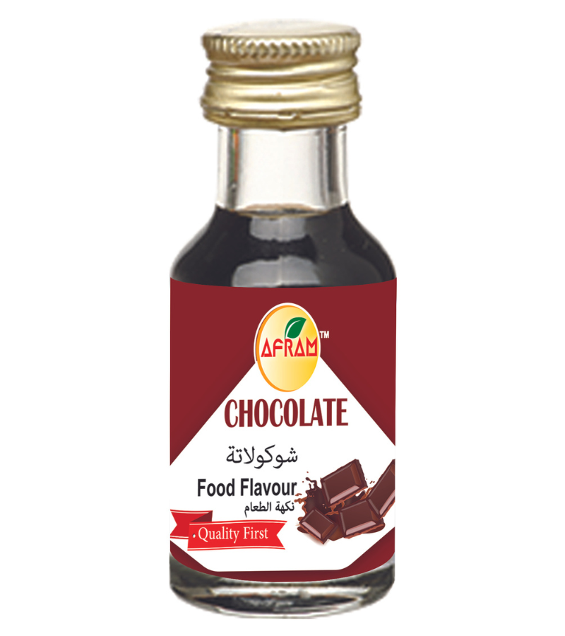 Picture of Afram Food Flavour (Essence) 5pieces Set of  vanilla + chocolate + strawberry + banana + mango