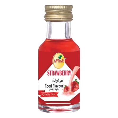 Picture of Afram Food Flavour (Essence) 5pieces Set of  vanilla + chocolate + strawberry + banana + mango