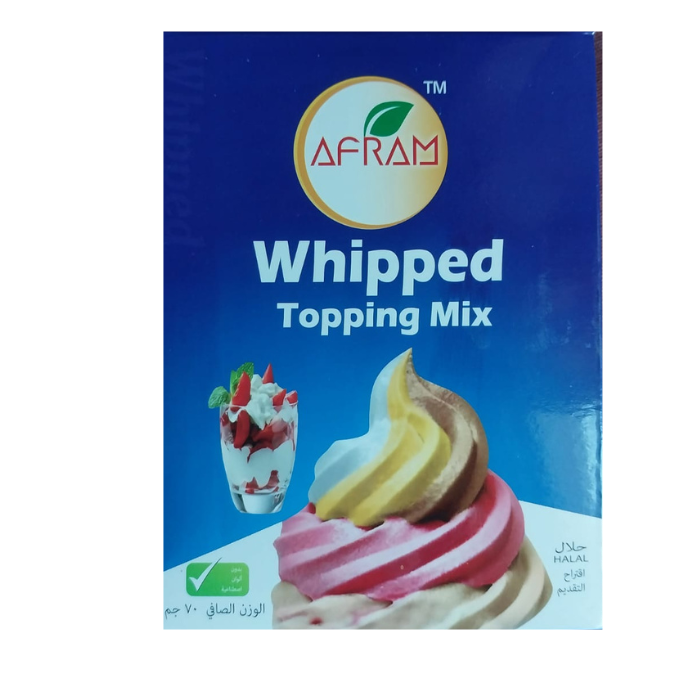 Picture of Afram Whipped Topping Mix 70g Whipped Topping Mix Whipped cream