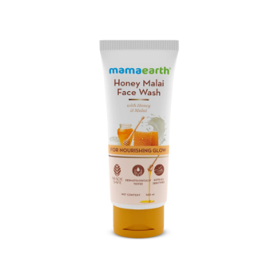 Mamaearth Honey Malai Face Wash For Nourishing Glow 100ml
