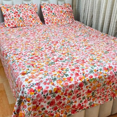 Picture of Digital Home Text King Size Bedsheet With Two Pillow Cover, Bedsheet, Bedding , Double Size Bedsheet < King Size Bedsheet, Bedding set