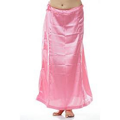 Picture of Satin Silk Peticoat For Women_Baby  pink