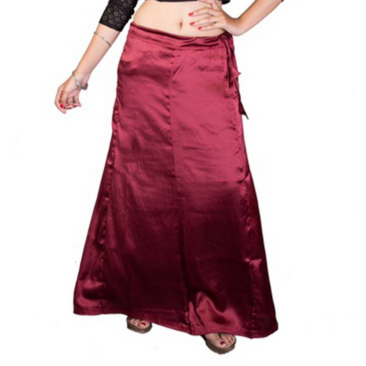 Picture of Satin Silk Peticoat For Women