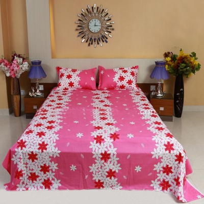 Picture of Digital Home Text King Size Bedsheet With Two Pillow Cover
