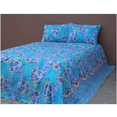 Picture of Digital Home Text King Size Bedsheet With Two Pillow Cover