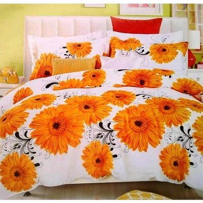 Picture of Digital Home Text King Size Bedsheet With Two Pillow Cover - Bed Sheet - Bed Sheet