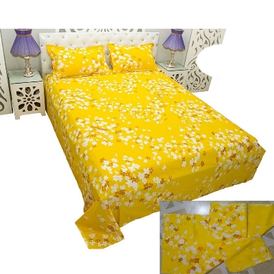Picture of Digital Home Text King Size Bedsheet With Two Pillow Cover