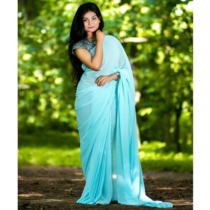Picture of Weightless Georgette Saree for Women -