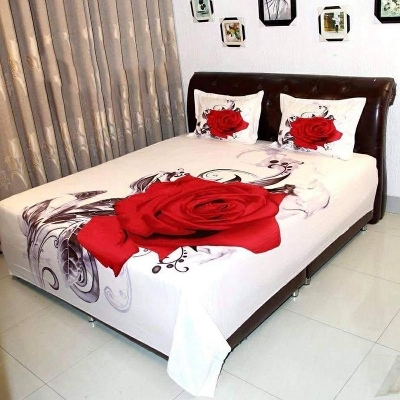 Picture of Double King Size Bedsheet With Two Pillow Cover