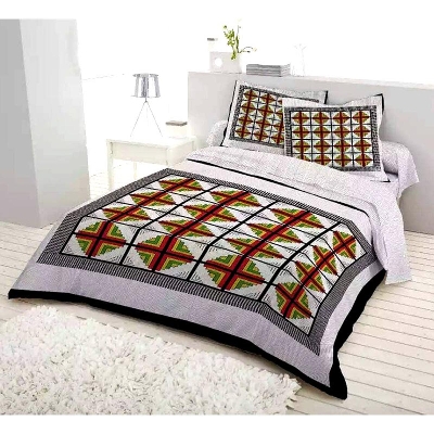 Picture of Double King Size Bedsheet With Two Pillow Cover