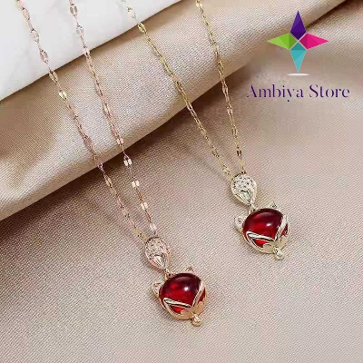 Picture of Fox Eye luxury Clavicle Chain Design Lucky Neckless for Stylish Girls or Women