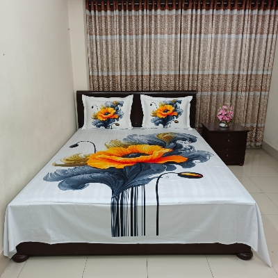 Picture of Digital Printed Luxury Yeamin Home tex bed cover,fiber pillow cover,বিছানার চাদর বড়