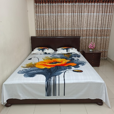 Picture of Digital Printed Luxury Yeamin Home tex bed cover,fiber pillow cover,বিছানার চাদর বড়