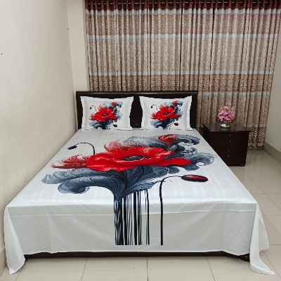 Picture of Digital Printed Luxury Yeamin Home tex bed cover,fiber pillow cover