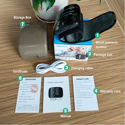 Picture of Automatic Rechargeable Digital Touch Screen Wrist type Blood-Pressure Machine/ BP Machine