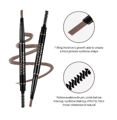 Picture of Automatic Waterproof Double Headed Eyebrow Pencil With Brush (HANDAIYAN)
