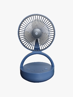 Picture of Rotating Rechargeable Table Fan with Powerful 8000mah Battery DP-7637