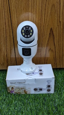 Picture of Dual Lens Bulb IP Night Vision Camera V380 WIFI IP camera