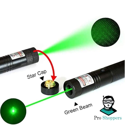 Picture of Laser light 10km Adjustable Focus (Professional) Green Laser Pointer