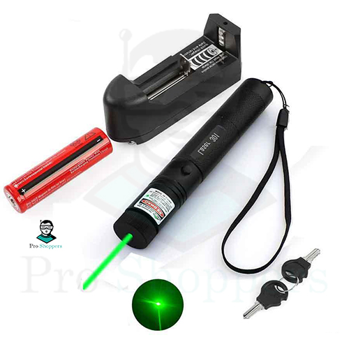 Picture of Green Rechargeable Laser Pointer Adjustable Focus (Professional)