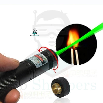 Picture of Green Rechargeable Laser Pointer Adjustable Focus (Professional)