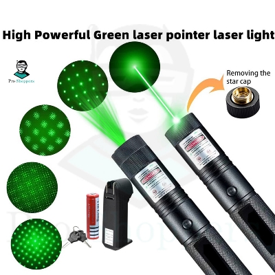 Picture of Green Rechargeable Laser Pointer Adjustable Focus (Professional)