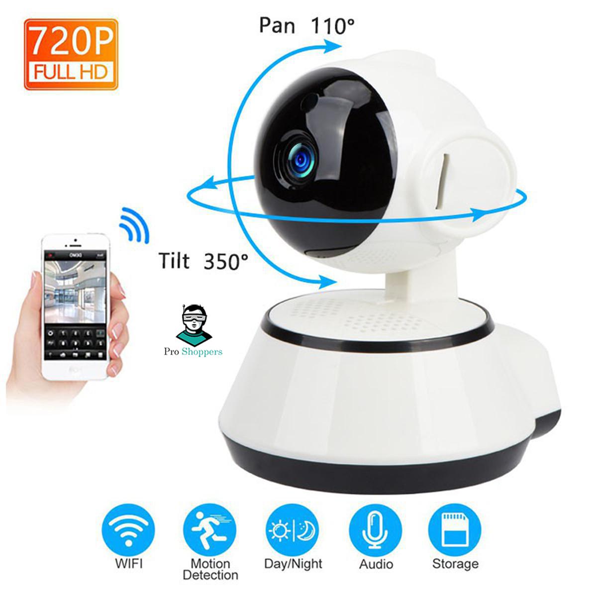 Picture of V380 WiFi IP Camera Wireless Mini CC Camera IP Webcam 360 Degree CCTV Camera.