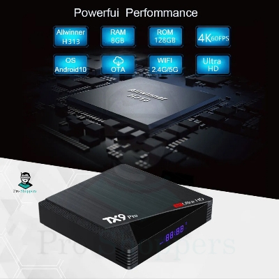 Picture of TX9 PRO TV Box Android TV Box With 5GHz Dual Band Wi-Fi TV set up Box Voice Remote Supported
