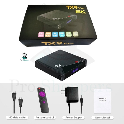 Picture of TX9 Pro Ultra HD Android Smart TV Box Version 12.1 Support Toffee 4K TV Box 6K Android Smart TV Box TX9 PRO Android TV Box Price