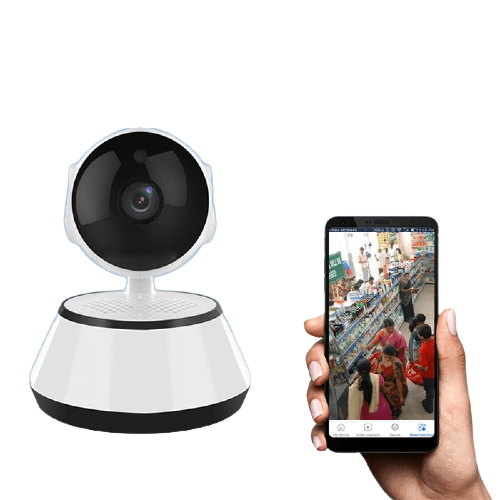 Picture of V380 WiFi IP Camera 360 Degree CCTV Camera, Wireless Mini CC Camera IP Webcam.