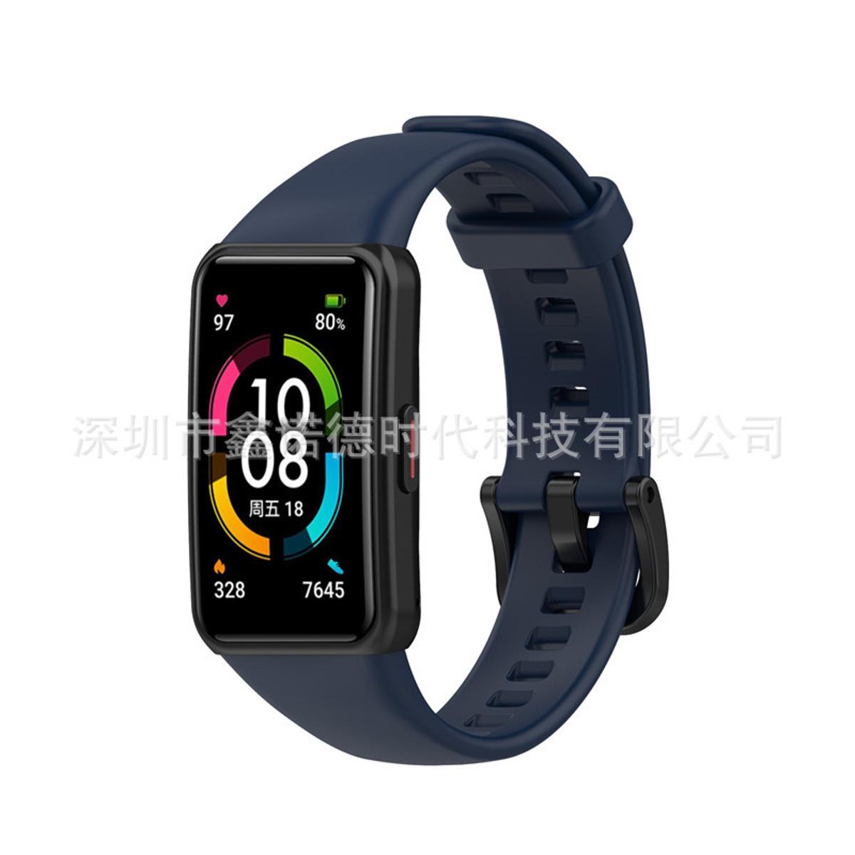 Picture of Watch Straps For Huawei Band 6 strap official Soft silicon