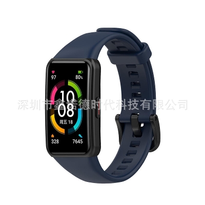 Picture of Watch Straps For Huawei Band 6 strap official Soft silicon