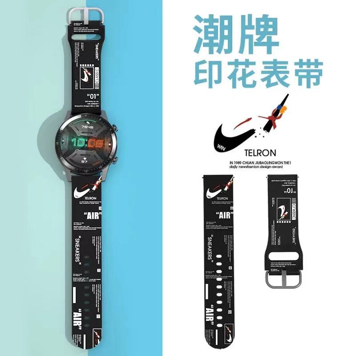 Picture of Watch strap  For 22 mm 20 mm silicon straps watch belt