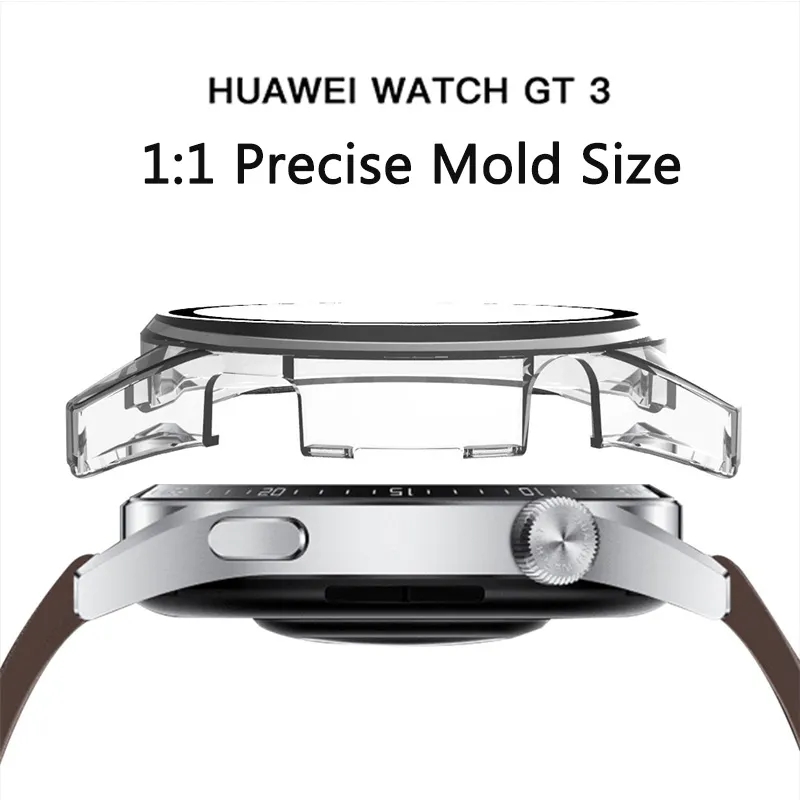 Picture of Watch Protector cover For Huawei GT3 glass plus case 46 mm