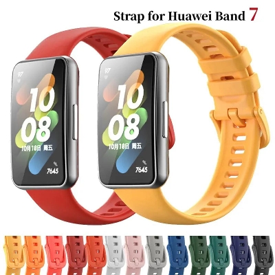 Picture of Watch straps For Huawei band 7 ar belt silicon strapr