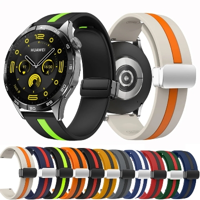 Picture of Magnetic strap For 20 mm 22 mm all Watch 5 pro /Active 20mm 22mm Huawei GT4 pro GT2 pro GT3 strap