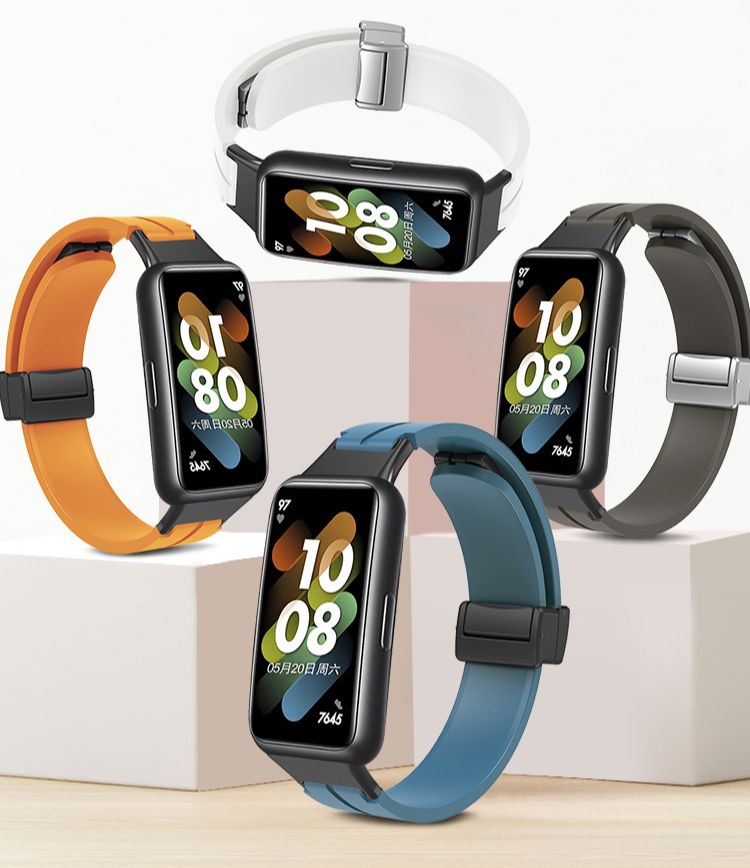 Picture of Watch Strap For Huawei 6 / 6 Pro soft Silicone straps Band Adjustable Magnetic Straps