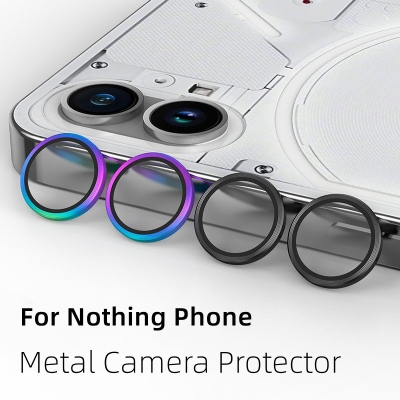 Picture of Metal Ring + Glass For Nothing Phone 2 \2A Metal Camera Protector