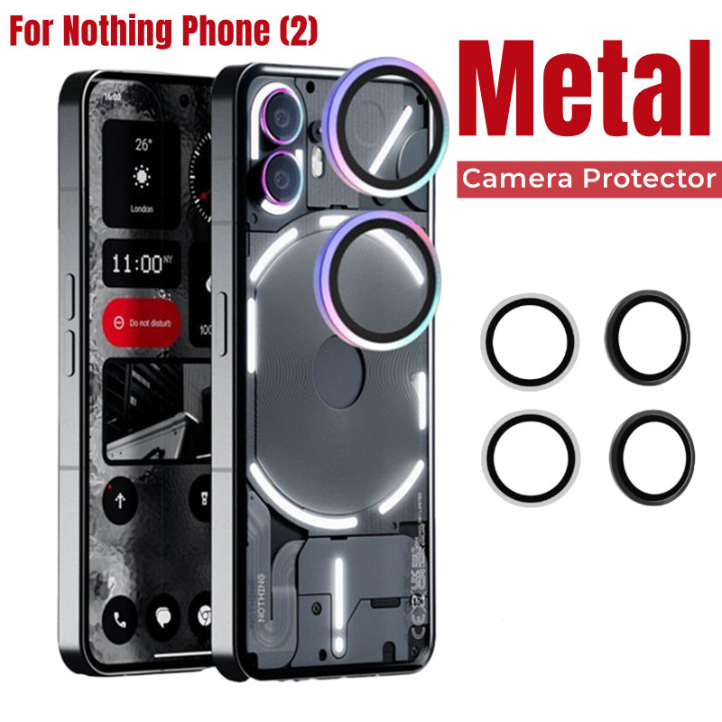 Picture of Metal Ring + Glass For Nothing Phone 2 \2A Metal Camera Protector