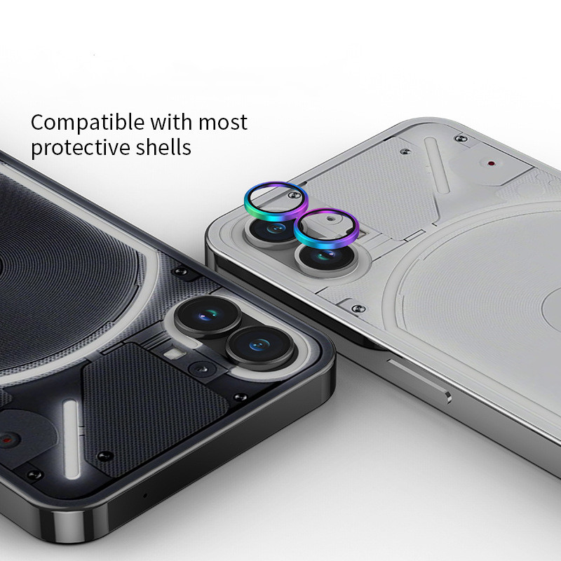 Picture of Metal Ring + Glass For Nothing Phone 2 \2A Metal Camera Protector