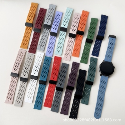 Picture of Watch Strap Silicon Magnetic Straps For 20 mm 22 mm magnetic Silicon Straps