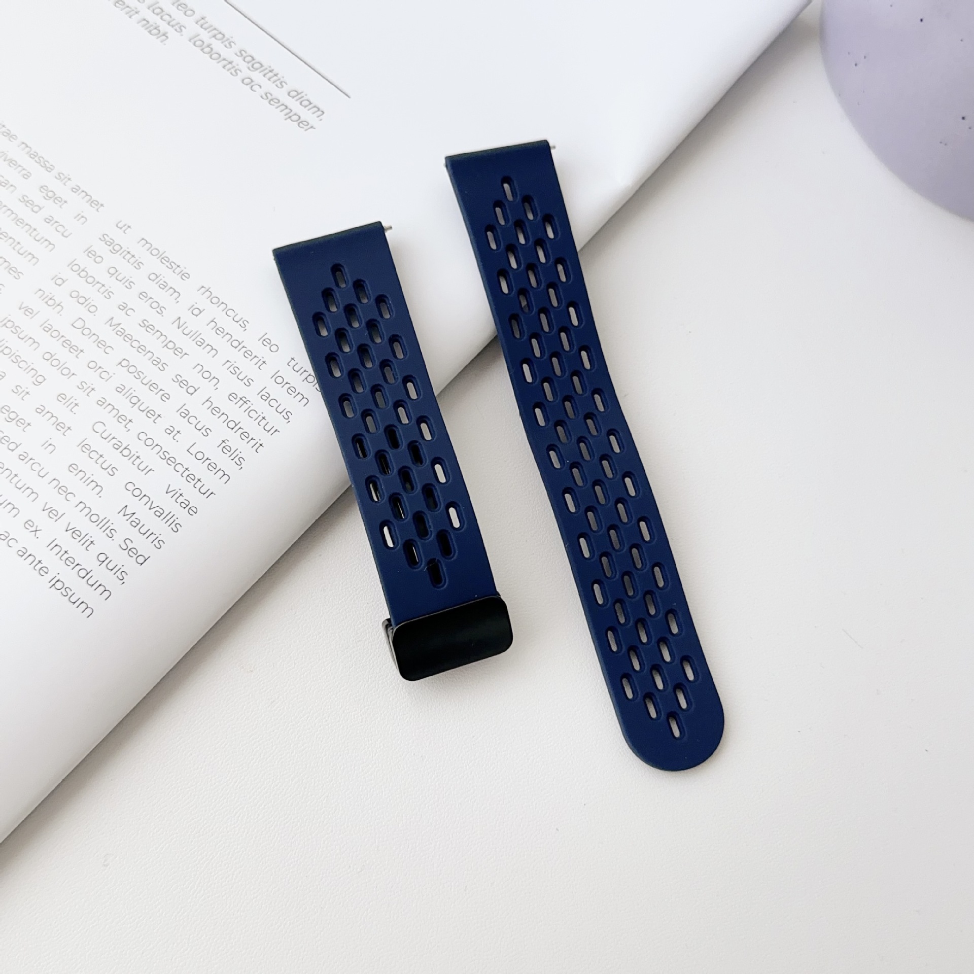 Picture of Watch Strap Silicon Magnetic Straps For 20 mm 22 mm magnetic Silicon Straps