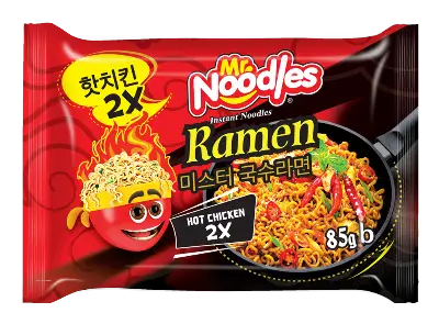  Mr. Noodles Ramen Hot Chicken 2x Spicy Flavor 85gm 