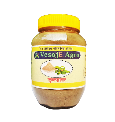 Vingmoraj Powder ( ভৃঙ্গরাজ গুড়া ) 100gm VesojE Agroonline shop bangladeshothoba.com