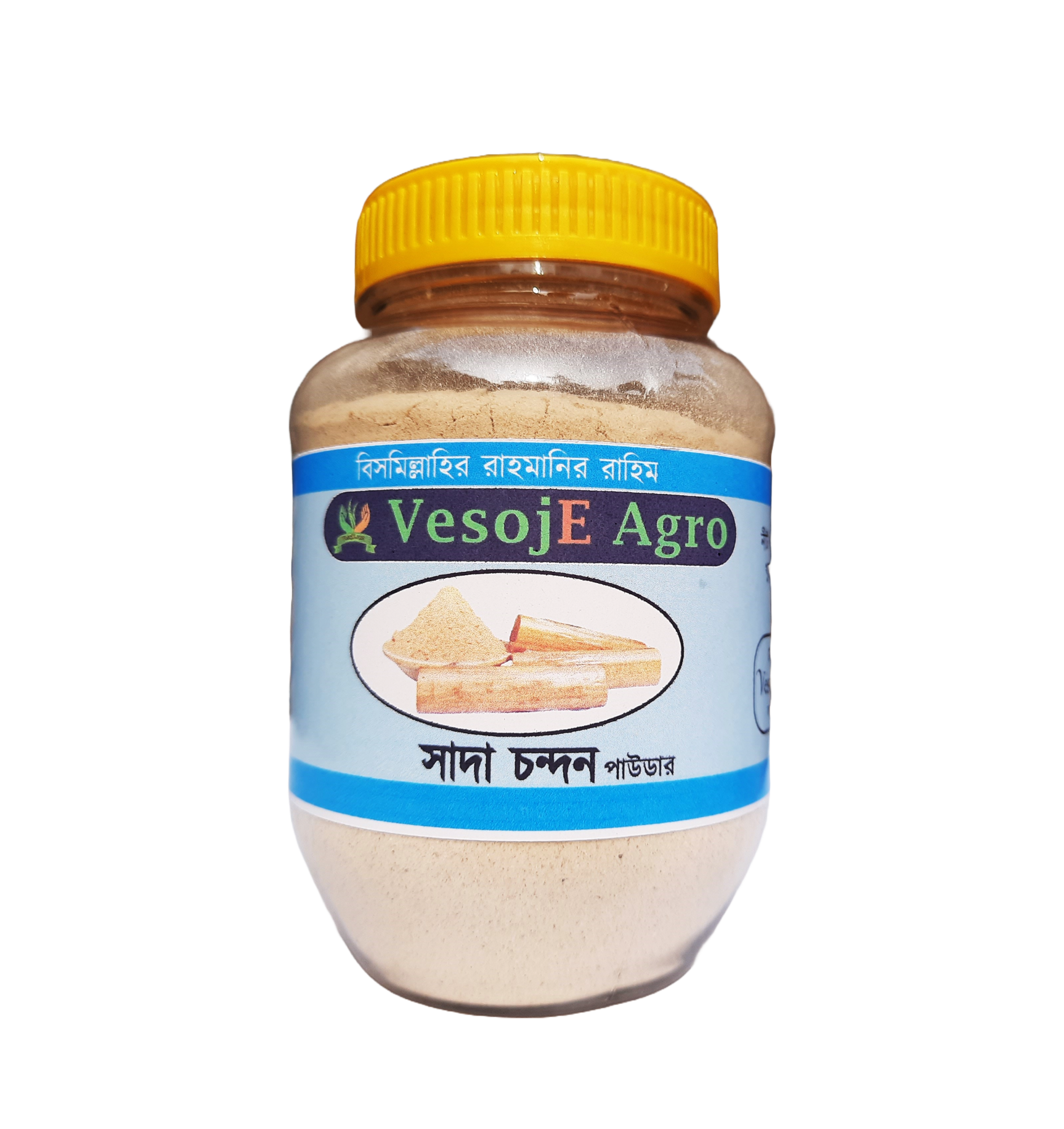 Sandalwood Powder ( সাদা চন্দন গুড়া ) - 100gm VesojE Agroonline shop bangladeshothoba.com