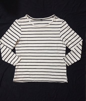 Picture of Navy blue long sleeve t shirt for adult Girls