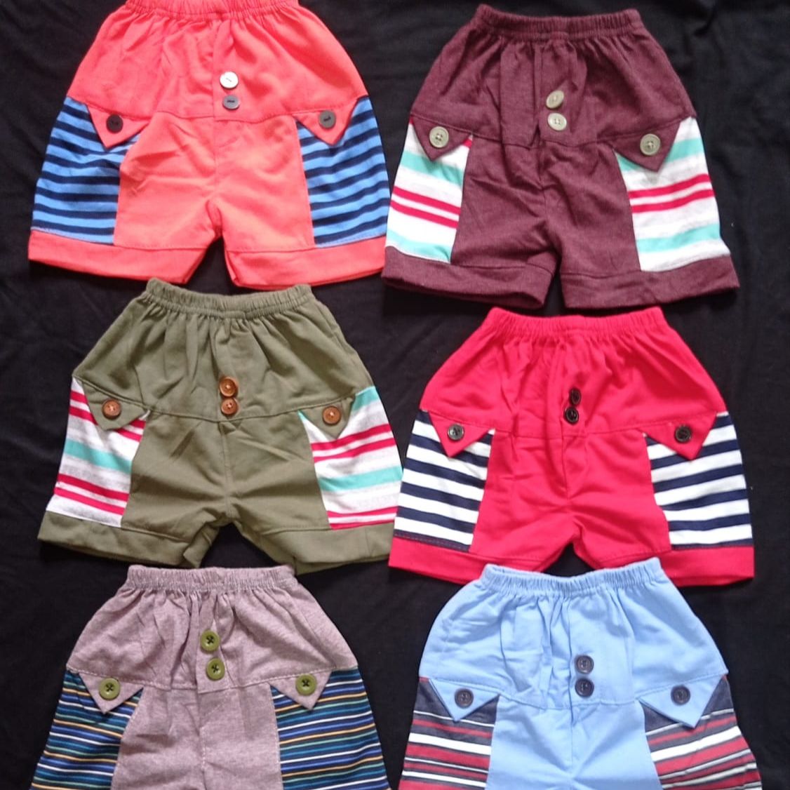 Picture of 6 Pieces Multicolor Half pant for Boy  3 Month to 5 years