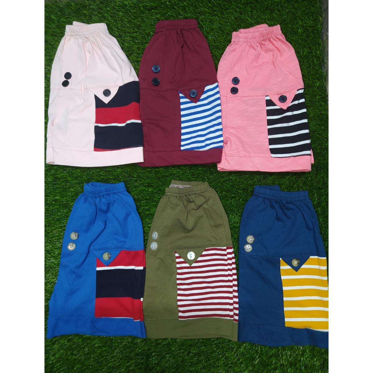 Picture of 6 Pieces Multicolor Half pant for Boy  3 Month to 5 years