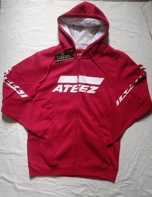 Picture of Man Hoody sweater with full Zipper and front cangaru pocket