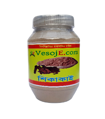 Shikakai Powder (শিকাকাই গুড়া) - 150 gm VesojE Agroonline shop bangladeshothoba.com